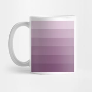 Stripes - Gradient - Dark to Light purple violet dusk Mug